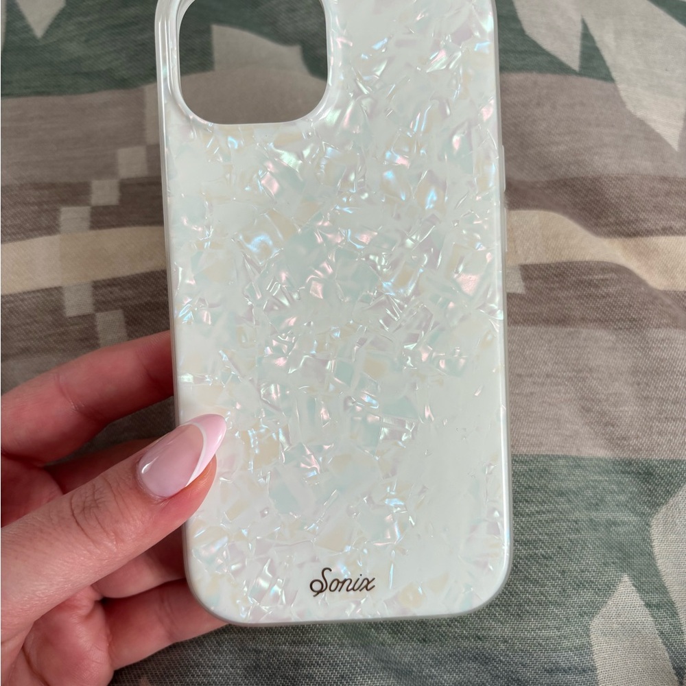 Sonix White Glittery iPhone Case